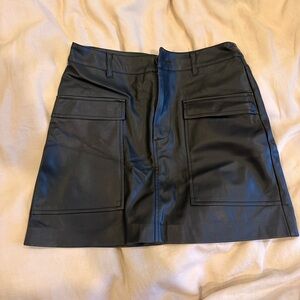 Zara Leather Skirt